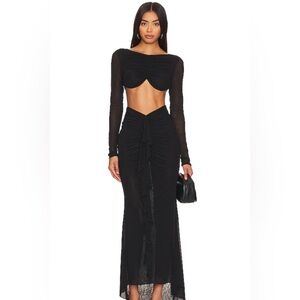 NBD -  Deepa Maxi Skirt in Black.